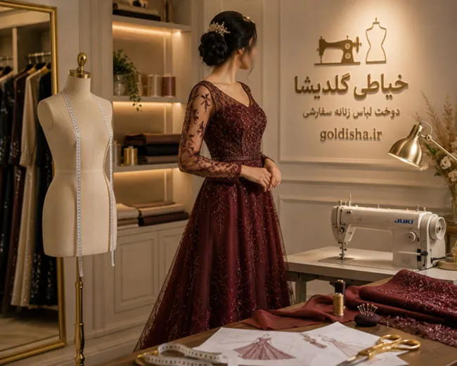 دوخت لباس مجلسی